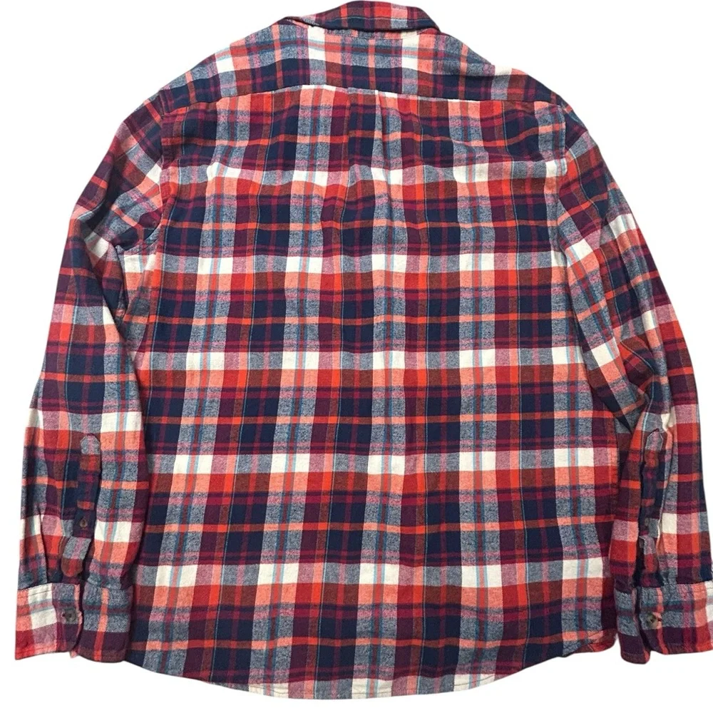 J. Crew Men's Multicolor Plaid Button‎ Down Shirt XL Cottagecore